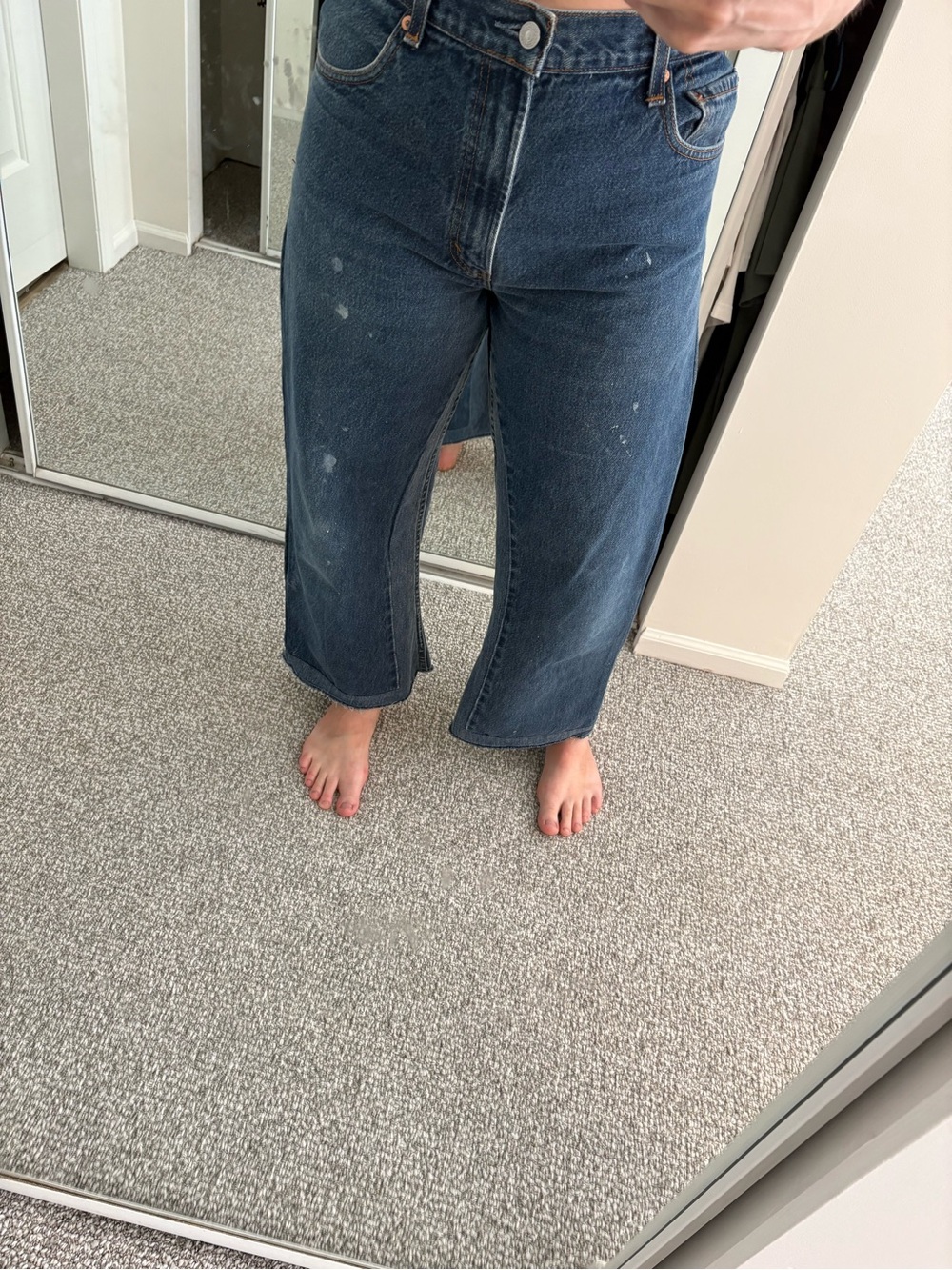 B SIDES Reworked Indigo Culotte Jeans - Picture 13 of 16